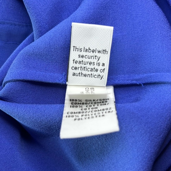 NWT DVF Diane von Furstenberg Silk Iliana Dress – Periwinkle Blue Size 2 - Picture 9 of 10